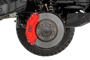 Rough Country Front and Rear Caliper Covers (Red)