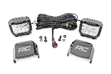 Rough Country 3 Inch Chrome Series LED Lights